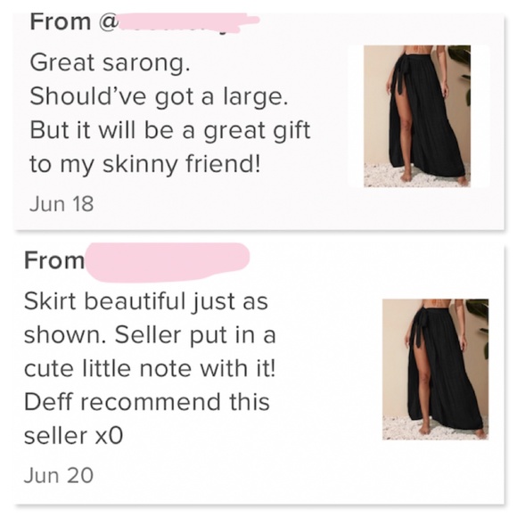 White Sarong Skirt Tie Side - Picture 13 of 15